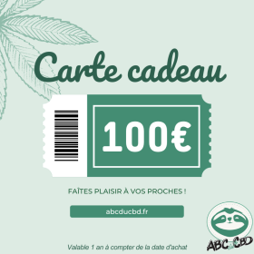 Carte cadeau 100€ - ABC du CBD