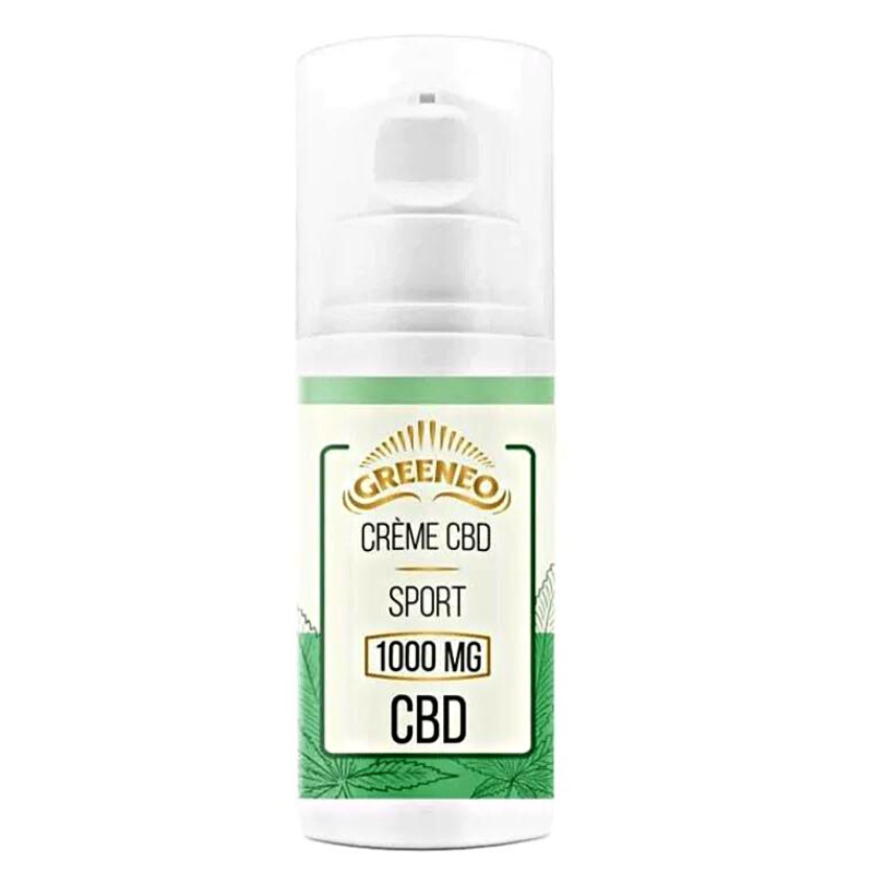 Crème CBD SPORT (1000mg) - GREENEO