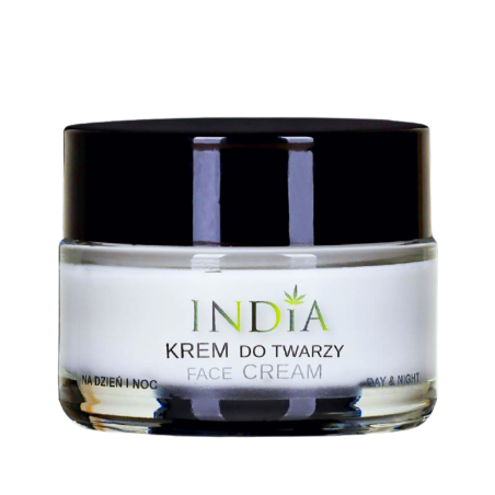 Crème visage jour et nuit au CBD (50ml) - INDIA COSMETICS