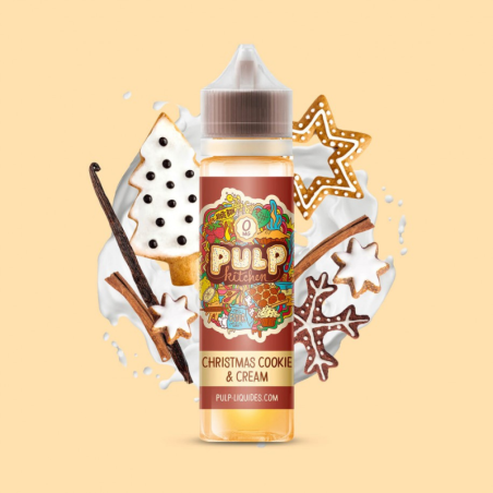 E-liquid CBD: e-liquid Christmas Cookie & Cream (50 ml) - PULP