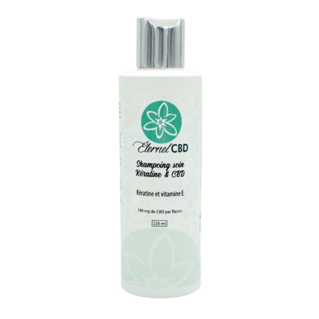 Producto CBD: Champú de tratamiento con queratina y CBD - ÉTERNEL CBD