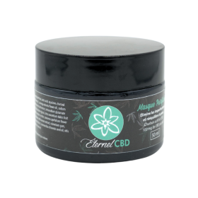 CBD product: Purifying activated charcoal & CBD mask - ÉTERNEL CBD