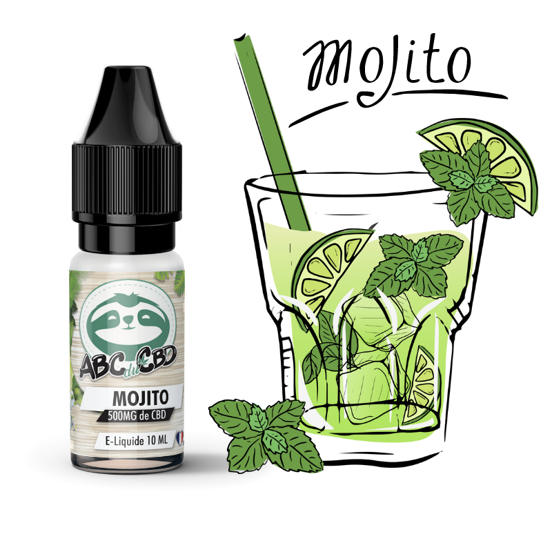 E-líquido CBD: E-líquido CBD Mojito - ABC du CBD