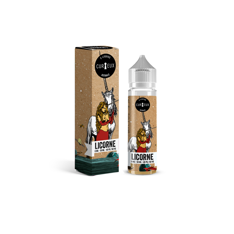 E-liquide Licorne 10ml-CURIEUX