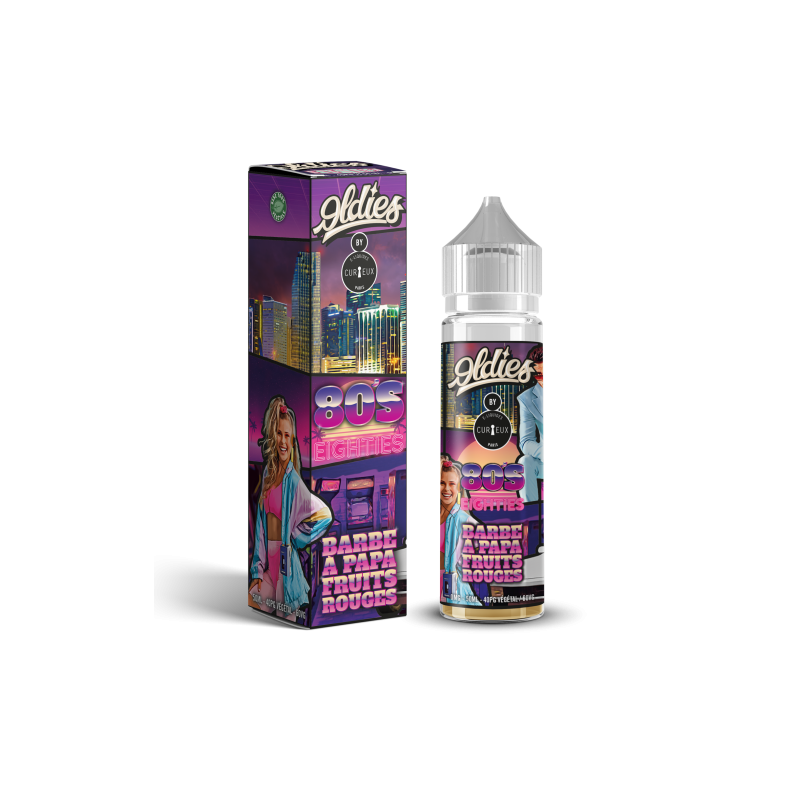 E-liquide 80'S - EIGHTIES - EN 50ML - CURIEUX