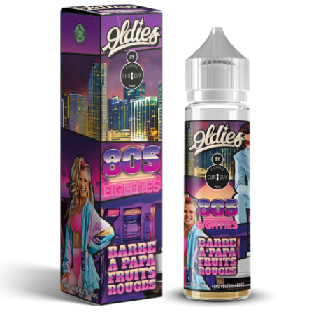 E-liquide CBD : E-liquide 80'S - EIGHTIES - EN 50ML - CURIEUX