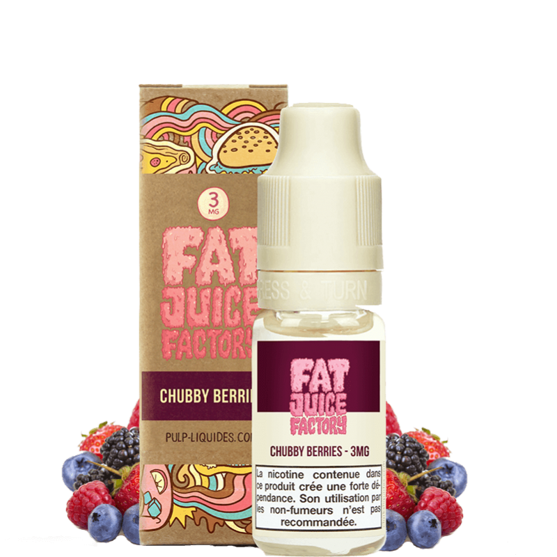 E-liquide Fat Juice Factory Chubby Berries - PULP E-liquide Fat Juice Factory Chubby Berries - PULP